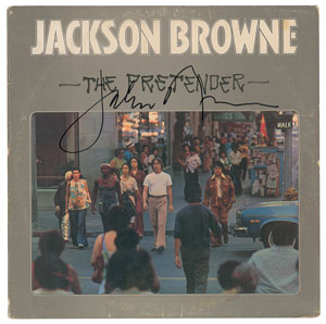 Lot #4556 Jackson Browne Signed Album
