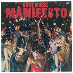 Lot #4617  Roxy Music Signed Album - Image 1