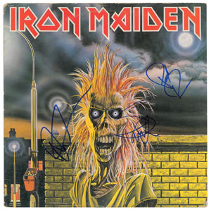 Lot #4690  Iron Maiden Signed Album - Image 1
