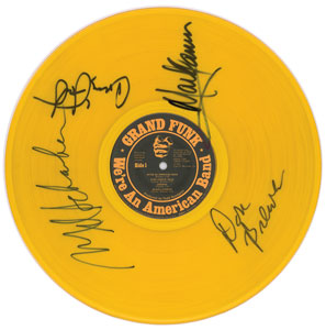 Lot #4585  Grand Funk Railroad Signed Album and Disc - Image 1