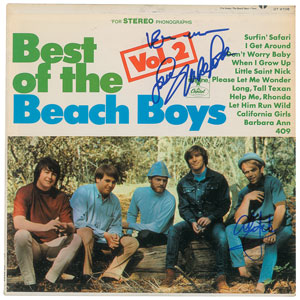 Lot #4423 The Beach Boys Signed Album - Image 1