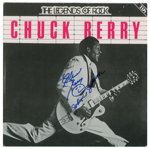 Lot #4391 Chuck Berry and Johnnie Johnson Signed