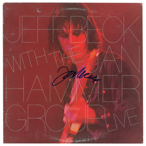 Lot #4426 Jeff Beck Signed Album - Image 1