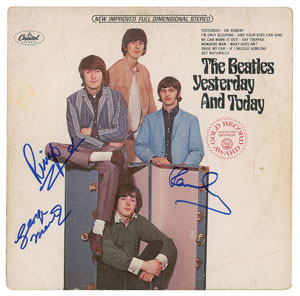 Lot #4025  Beatles Signed Album