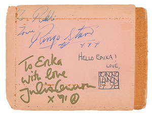 Lot #4019  Beatles Signatures - Image 2