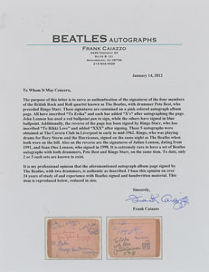 Lot #4019  Beatles Signatures - Image 3
