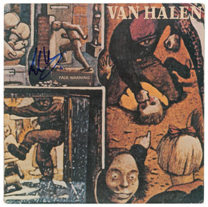 Lot #4636 Eddie Van Halen Signed Albums - Image 1