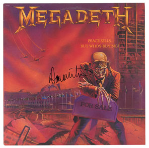 Lot #4692  Megadeth: Dave Mustaine Signed Albums - Image 2