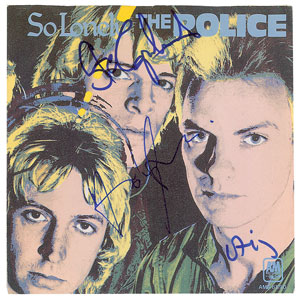 Lot #4611 The Police Signed 45 RPM Record