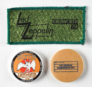 Lot #4147  Led Zeppelin Grouping of 1979 Knebworth Concert Memorabilia - Image 2