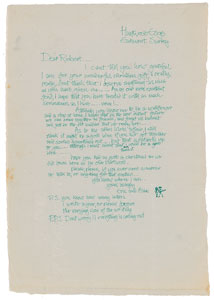 Lot #4495 Eric Clapton Autograph Letter Signed