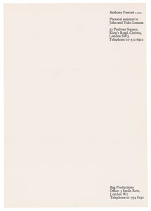 Lot #4051  Beatles Apple Records Letterhead - Image 8