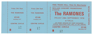 Lot #4602  Manchester Free Trade Hall Late 1970s Ticket Collection - Image 7