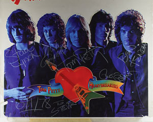 Lot #4518 Tom Petty and the Heartbreakers Signed