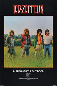 Lot #4141  Led Zeppelin 'In Through the Out Door' Promo Poster - Image 1