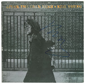 Lot #4641 Neil Young Signed Album