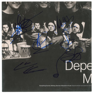 Lot #4682  Depeche Mode Signed Album - Image 1