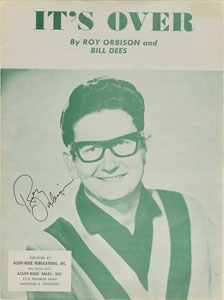 Lot #4456 Roy Orbison Signed Sheet Music