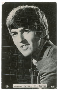 Lot #4029 George Harrison Signed Photo Postcard - Image 2
