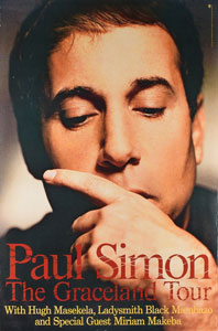 Lot #4622 Paul Simon Graceland Promo Poster - Image 1