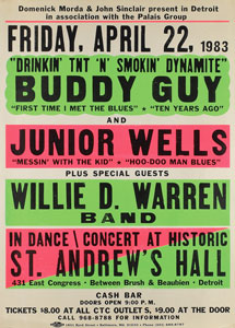 Lot #4268 Buddy Guy and Junior Wells 1983 Detroit