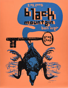 Lot #4767  Bon Iver and Black Mountain Artist Print - Image 1
