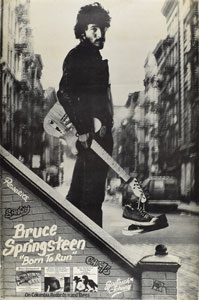 Lot #4529 Bruce Springsteen Born to Run Promo Poster - Image 1