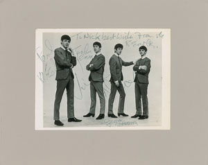 Lot #4026  Beatles Signed Photograph