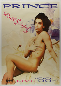 Lot #4729  Prince Lovesexy Poster - Image 1