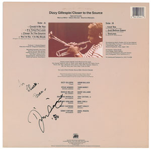 Lot #4267 Dizzy Gillespie Signed Album - Image 1