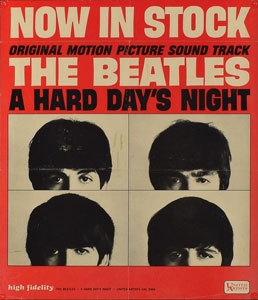 Lot #4050  Beatles A Hard Day's Night Poster - Image 1
