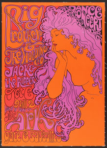 Lot #4343  Big Brother and the Holding Company 1967 Sausalito Poster - Image 1