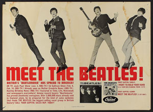 Lot #4052  Beatles Promotional Poster - Image 1