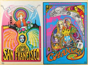 Lot #4461 Grace Slick Signed 1960s San Francisco Poster - Image 1