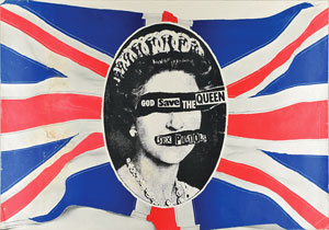 Lot #4377 The Sex Pistols 'God Save the Queen' Poster - Image 1