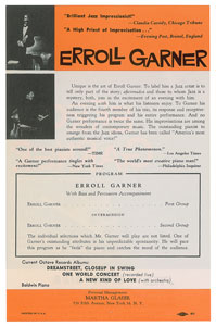 Lot #4364 Erroll Garner 1965 Village Gate Handbill - Image 2