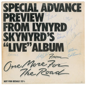 Lot #4514  Lynyrd Skynyrd Signed Album - Image 1