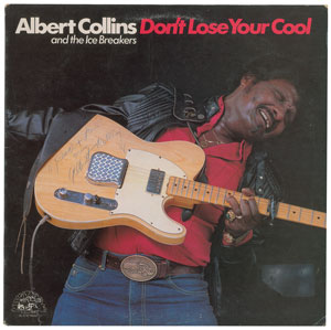 Lot #4252 Albert Collins Signed Album - Image 1
