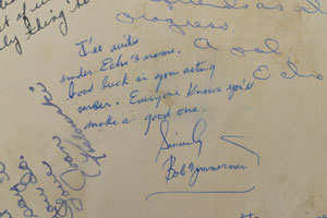 Lot #4081 Bob Dylan Signed Yearbook - Image 4