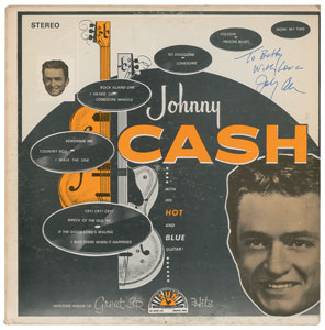 Lot #4188 Johnny Cash Group of (4) Signed Sun Albums - Image 4