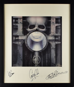 Lot #4504  Emerson, Lake & Palmer Signed Lithograph by H. R. Giger - Image 1