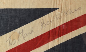 Lot #4150  Led Zeppelin Signed 'Union Jack' Flag - Image 4