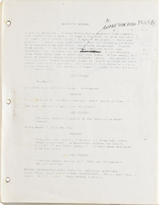 Lot #4724  Prince Hand-Annotated Draft for