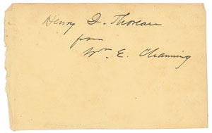 Lot #459 Henry David Thoreau - Image 1