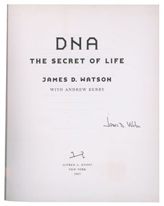 Lot #188  DNA: Watson and Crick - Image 2