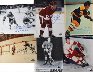 Lot #790  Hockey Hall of Famers - Image 1