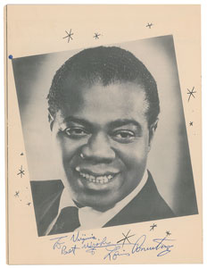 Lot #575 Louis Armstrong - Image 1
