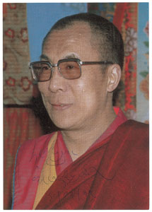 Lot #184  Dalai Lama
