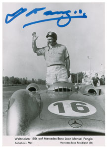 Lot #781 Juan Manuel Fangio