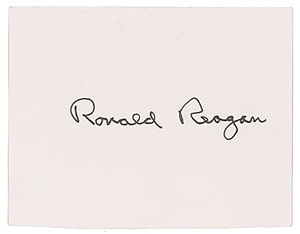 Lot #86 Ronald Reagan